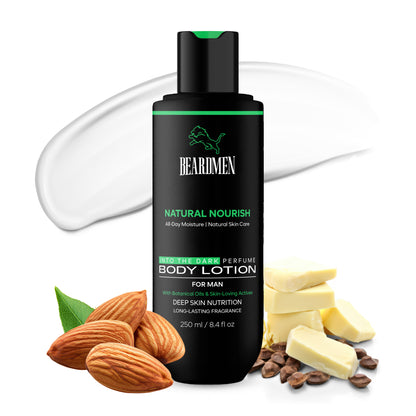 Beardmen Natural Nourish Body Lotion – Into The Dark Perfumed Fragrance(250 ml
